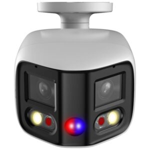 (DH-IPC-PFW3849SP-A180-E2-AS-PV-0280B) DAHUA CÁMARA IP BULLET PANORÁMICA TIOC DUO WDR WIZSENSE 2X4MP LED IR & LUZ CÁLIDA IP67 ALARMA SONIDO / LUZ AZUL&ROJA 2.8MM POE