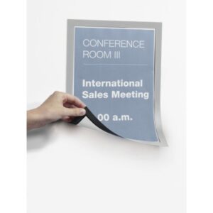 Alternative view of Durable Duraframe Magnetic A4 marco magnético Plata