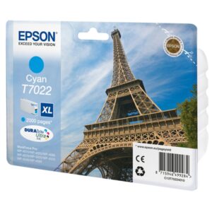Alternative view of Epson Eiffel Tower Cartucho T70224010 cian XL