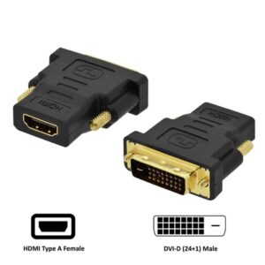 Ewent EC1371 cambiador de género para cable DVI-D 24+1 HDMI Negro Ewent EC1371 cambiador de género para cable DVI-D 24+1 HDMI Negro