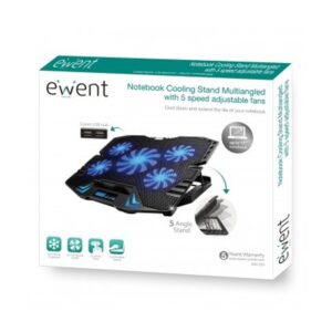 Ewent EW1259 almohadilla fría 43,2 cm (17") 2500 RPM Negro Ewent EW1259 almohadilla fría 43,2 cm (17") 2500 RPM Negro