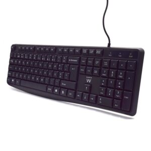 Ewent EW3002 teclado USB QWERTY Portugués Negro Ewent EW3002 teclado USB QWERTY Portugués Negro