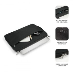 FUNDA PORTATIL SUBBLIM URBAN LAPTOP SLEEVE 13,3-14" BLACK FUNDA PORTATIL SUBBLIM URBAN LAPTOP SLEEVE 13,3-14" BLACK