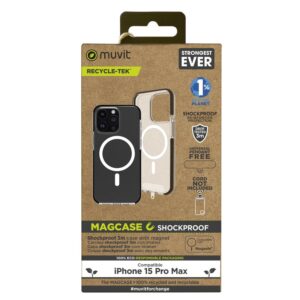Funda Muvit Recycletek Magsafe Shockproof 3m