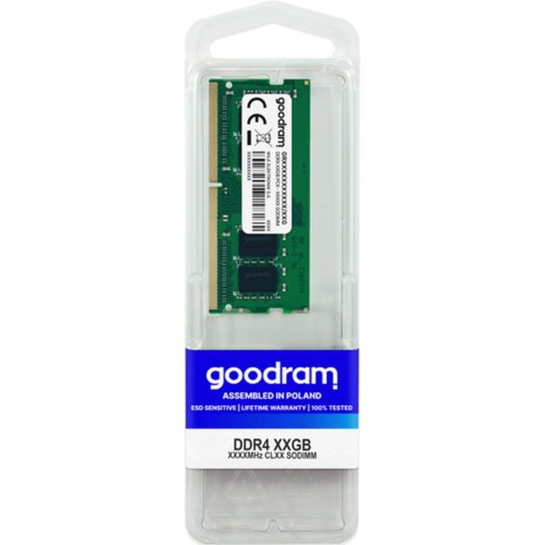 Goodram GR2400S464L17S/4G módulo de memoria 4 GB 1 x 4 GB DDR4 2400 MHz