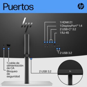 HP E45c G5 pantalla para PC 113 cm (44.5") 5120 x 1440 Pixeles DQHD Negro