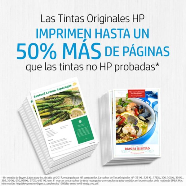 HP Pack de ahorro de 2 cartuchos de tinta original 301 negro/Tri-color