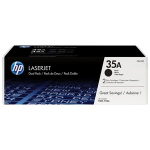 Alternative view of HP Pack de ahorro de 2 cartuchos de tóner original LaserJet 35A negro