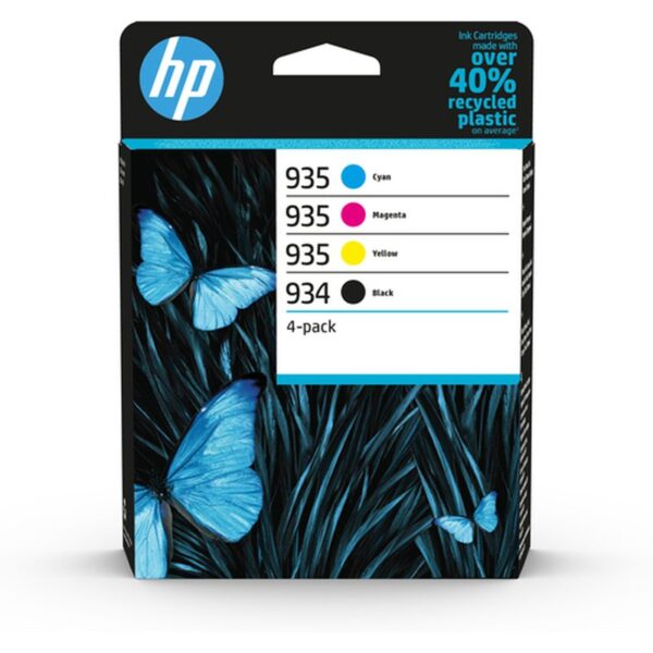 HP Paquete de 4 cartuchos de Tinta Original 934 negra/935 cian/magenta/amarilla