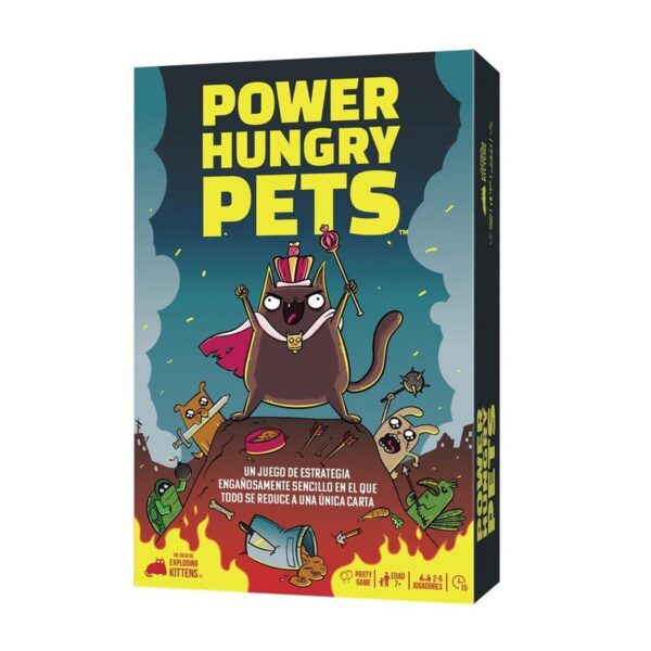 Juego Mesa Power Hungry Pets Edad