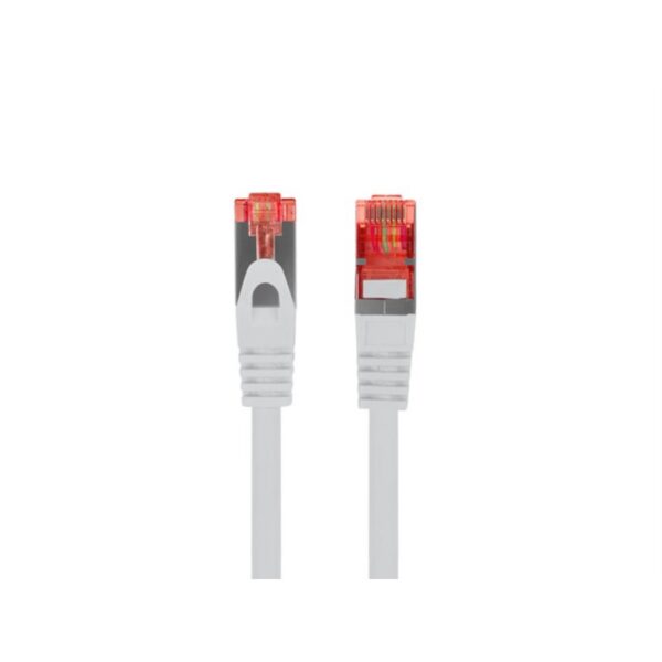 CABLE RED LANBERG LATIGUILLO CAT.6 S/FTP LSZH CU 0.25M GRIS FLUKE PASSED