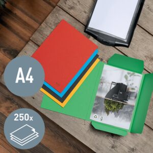 Alternative view of Leitz 39060025 carpeta Cartón Rojo A4