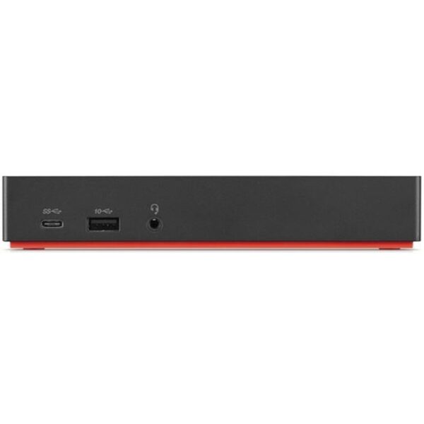 Lenovo 40AS0090EU base para portátil y replicador de puertos Alámbrico USB 3.2 Gen 1 (3.1 Gen 1) Type-C Negro