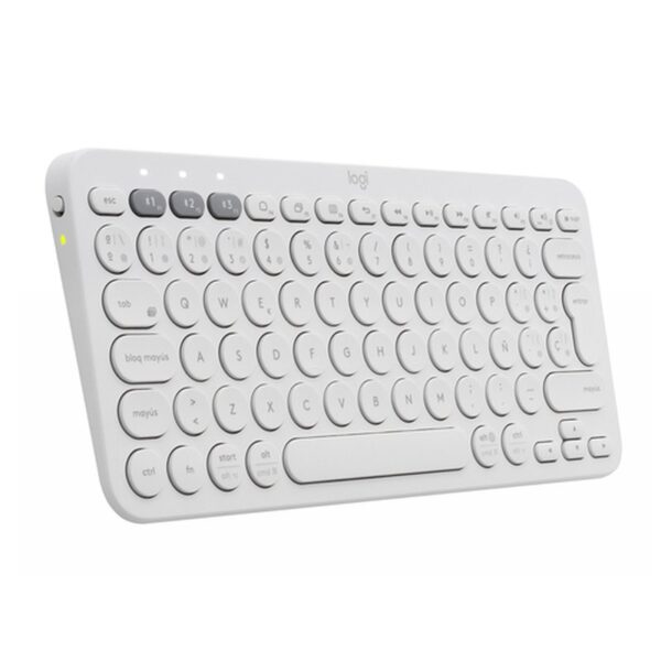 Logitech K380 Multi-Device teclado Bluetooth QWERTZ Español Blanco