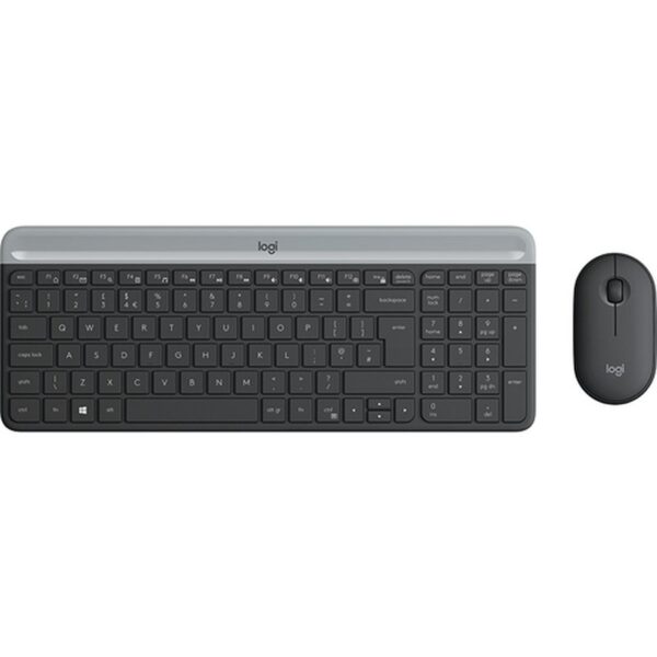 Logitech MK470 teclado Ratón incluido RF inalámbrico QWERTY Italiano Grafito