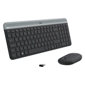 Logitech MK470 teclado Ratón incluido RF inalámbrico QWERTY Italiano Grafito Logitech MK470 teclado Ratón incluido RF inalámbrico QWERTY Italiano Grafito