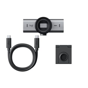 Logitech MX Brio 705 for Business cámara web 8,5 MP 4096 x 2160 Pixeles USB 3.2 Gen 1 (3.1 Gen 1) Aluminio, Negro