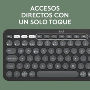 Logitech Pebble 2 Combo teclado Ratón incluido RF Wireless + Bluetooth QWERTY Español Grafito