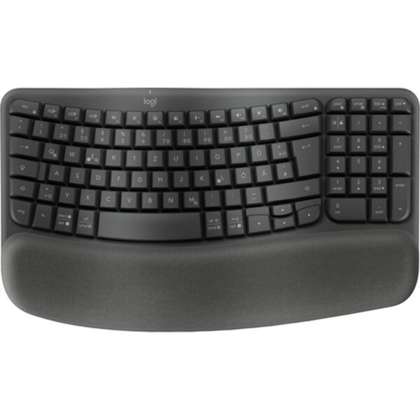 Logitech Wave Keys for Business teclado RF Wireless + Bluetooth QWERTZ Alemán Grafito