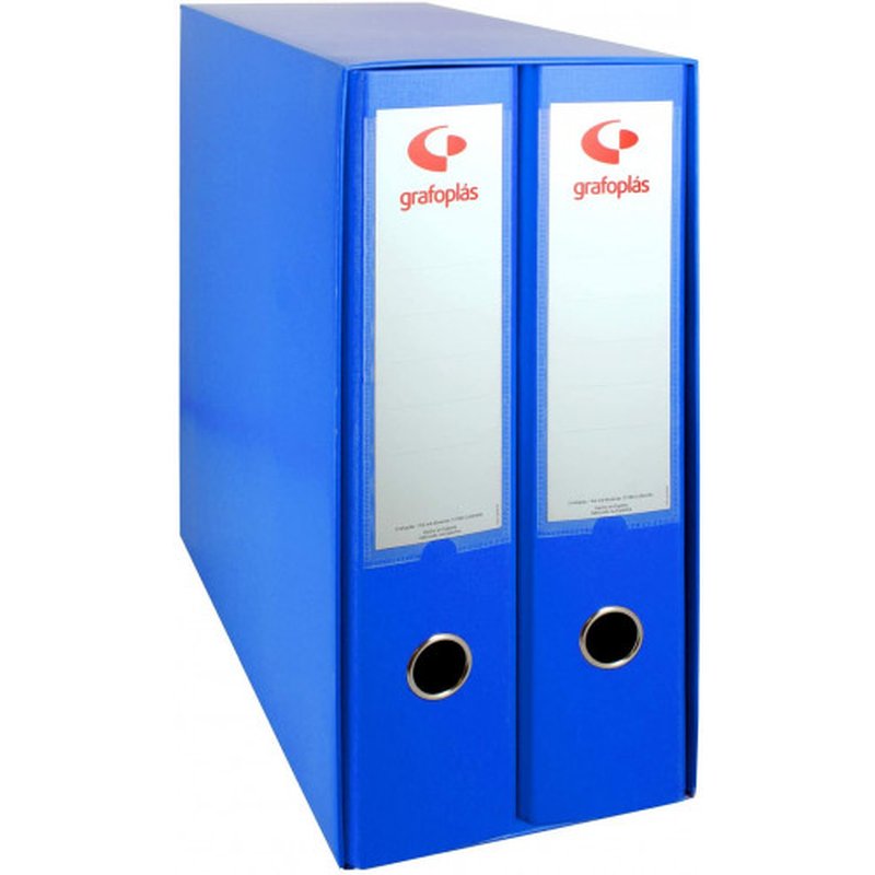 MÓDULO 2 ARCHIVADORES COLOR AZUL FOLIO 290X350X160 GRAFOPLAS 7279230 MÓDULO 2 ARCHIVADORES COLOR AZUL FOLIO 290X350X160 GRAFOPLAS 7279230
