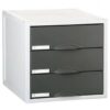 MÓDULO ARCHISYSTEM DE 3 CAJONES 356X316X303 MM GRAFITO ARCHIVO 2000 8403C GF MÓDULO ARCHISYSTEM DE 3 CAJONES 356X316X303 MM GRAFITO ARCHIVO 2000 8403C GF