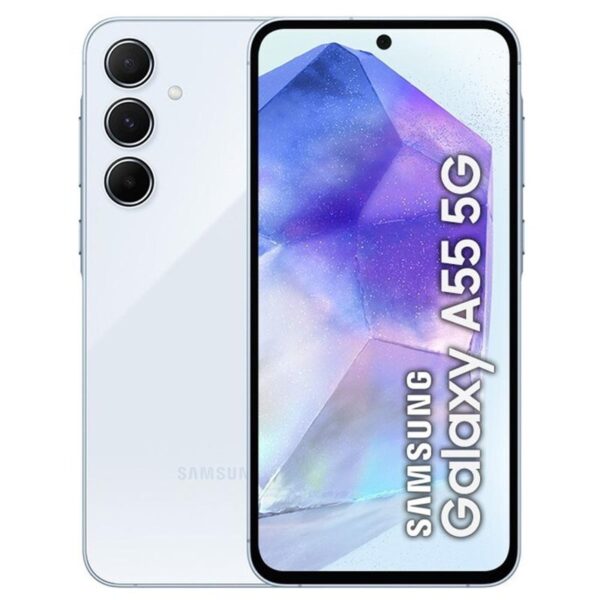 Samsung Galaxy A55 5G 16,8 cm (6.6") Ranura híbrida Dual SIM Android 14 USB Tipo C 8 GB 256 GB 5000 mAh Azul