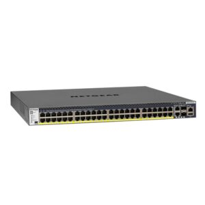 NETGEAR M4300-52G-PoE+ 550W PSU Gestionado L2/L3/L4 Gigabit Ethernet (10/100/1000) Energía sobre Ethernet (PoE) 1U Negro