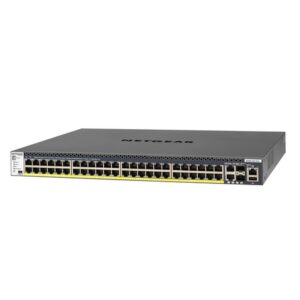 NETGEAR M4300-52G-PoE+ 550W PSU Gestionado L2/L3/L4 Gigabit Ethernet (10/100/1000) Energía sobre Ethernet (PoE) 1U Negro