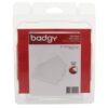PACK 100 TARTEJAS PVC BADGY CBGC0030W PACK 100 TARTEJAS PVC BADGY CBGC0030W