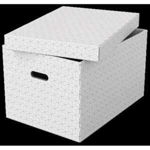 Alternative view of Esselte 628286 caja de almacenaje Rectangular Cartón Blanco
