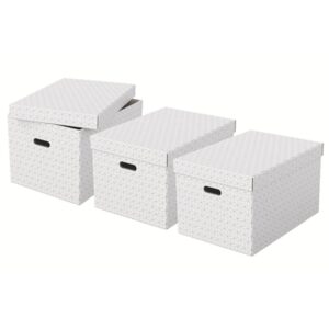 Esselte 628286 caja de almacenaje Rectangular Cartón Blanco Esselte 628286 caja de almacenaje Rectangular Cartón Blanco