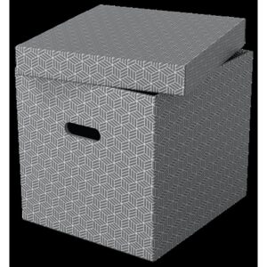 Alternative view of Esselte 628289 caja de almacenaje Rectangular Cartón Gris