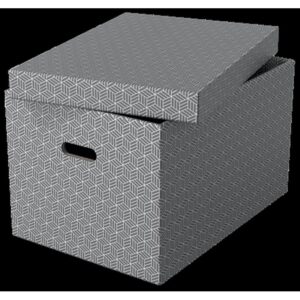 Alternative view of Esselte 628287 caja de almacenaje Rectangular Cartón Gris
