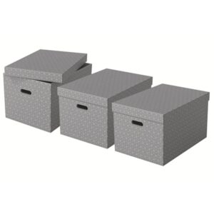Esselte 628287 caja de almacenaje Rectangular Cartón Gris Esselte 628287 caja de almacenaje Rectangular Cartón Gris