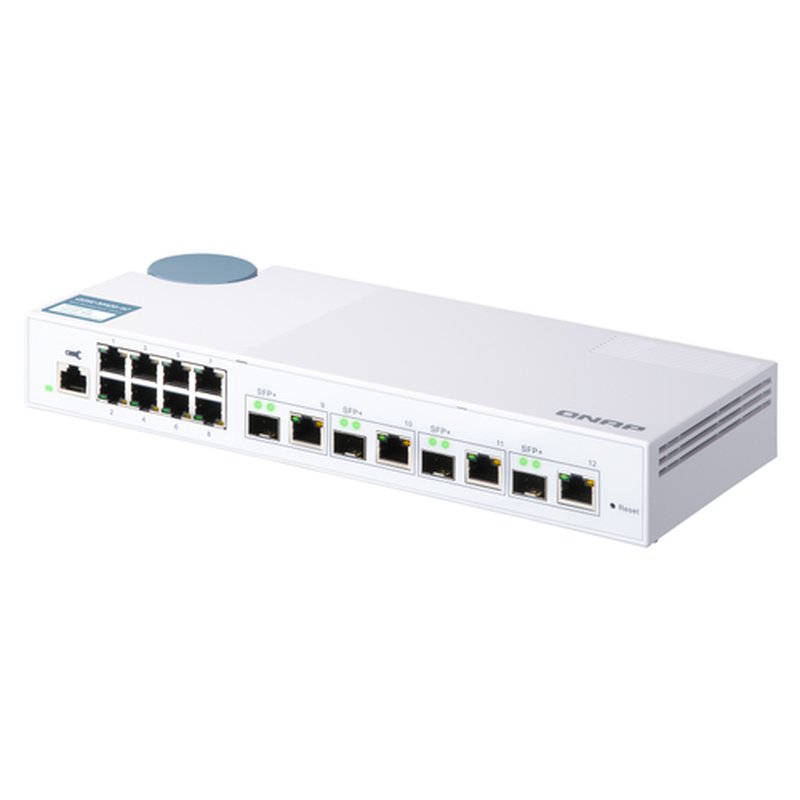 QNAP QSW-M408-4C switch Gestionado L2 Gigabit Ethernet (10/100/1000) Blanco - Imagen 3