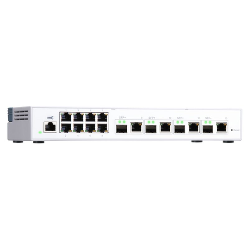 QNAP QSW-M408-4C switch Gestionado L2 Gigabit Ethernet (10/100/1000) Blanco - Imagen 5