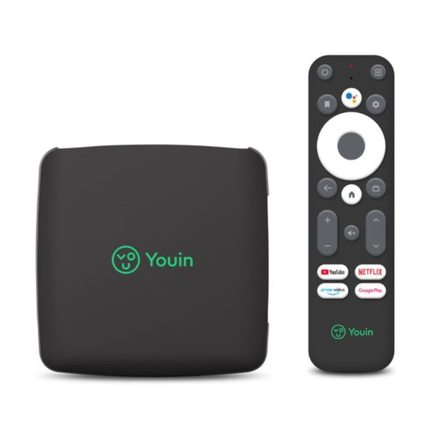 REPRODUCTOR SMART TV YOUIN YOU-BOX T2 4K 8GB 2GB ANDROID + RECEPTOR TDT