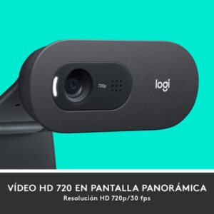Reacondicionado | Logitech C505 HD cámara web 1280 x 720 Pixeles USB Negro