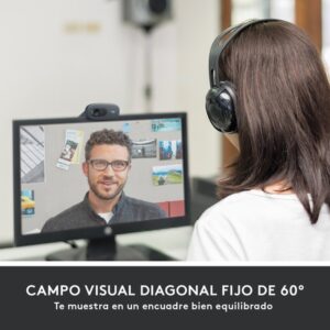 Reacondicionado | Logitech C505 HD cámara web 1280 x 720 Pixeles USB Negro