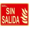 SEÑAL DE INCENDIO "SIN SALIDA" 20X25CM HOMOLOGADA SEGÚN NORMATIVA PP ROJO ARCHIVO 2000 6171-06H RJ SEÑAL DE INCENDIO "SIN SALIDA" 20X25CM HOMOLOGADA SEGÚN NORMATIVA PP ROJO ARCHIVO 2000 6171-06H RJ