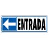 SEÑAL "ENTRADA (IZQUIERDA)" 175X65 PVC GRIS ARCHIVO 2000 6177-08 GS SEÑAL "ENTRADA (IZQUIERDA)" 175X65 PVC GRIS ARCHIVO 2000 6177-08 GS