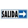 SEÑAL "SALIDA (DERECHA)" 175X65 PVC GRIS ARCHIVO 2000 6177-06 GS SEÑAL "SALIDA (DERECHA)" 175X65 PVC GRIS ARCHIVO 2000 6177-06 GS