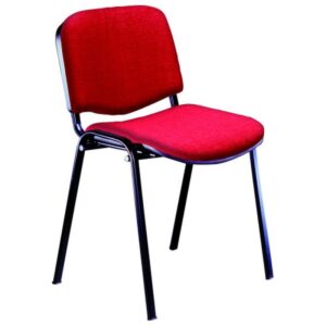 SILLA CONFIDENTE RODANO TAPIZADA ROJA UNISIT D5S/ER | PACK 2 UNIDADES