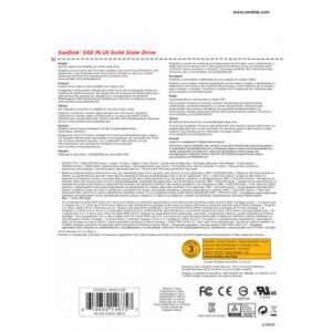 SSD Plus 480GB SATA III 2.5" 535MB/s