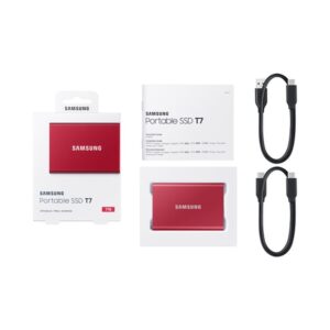Samsung Portable SSD T7 1 TB Rojo
