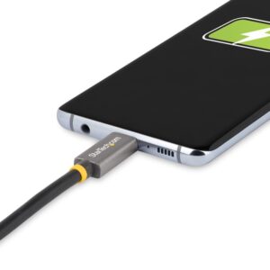 StarTech.com Cable de 1m USB4 - Cable USB-C Certificado por USB-IF - Cable USB Tipo C - 40Gbps - Power Delivery PD de 100W - 8K 60Hz - Compatible con Thunderbolt 4/3/USB 3.2
