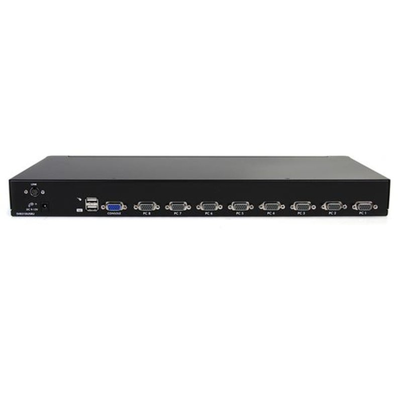 StarTech.com Conmutador Switch KVM 8 Puertos de Vídeo VGA HD15 USB 2.0 USB A - 1U Rack Estante - Imagen 3