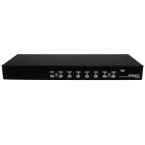 StarTech.com Conmutador Switch KVM 8 Puertos de Vídeo VGA HD15 USB 2.0 USB A PS/2 - 1U Rack Estante StarTech.com Conmutador Switch KVM 8 Puertos de Vídeo VGA HD15 USB 2.0 USB A PS/2 - 1U Rack Estante
