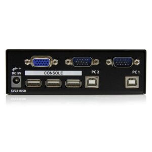 StarTech.com Conmutador Switch Profesional KVM 2 Puertos Vídeo VGA - USB - Hasta 1920x1440 StarTech.com Conmutador Switch Profesional KVM 2 Puertos Vídeo VGA - USB - Hasta 1920x1440