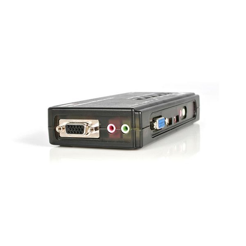StarTech.com Juego de Conmutador Switch KVM 4 Puertos Vídeo VGA USB 2.0 con Cables y Audio StarTech.com Juego de Conmutador Switch KVM 4 Puertos Vídeo VGA USB 2.0 con Cables y Audio - Imagen 3